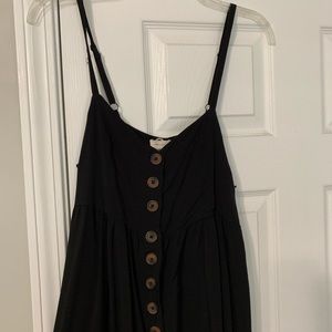 maxi button down jumpsuit Urban Outfitters